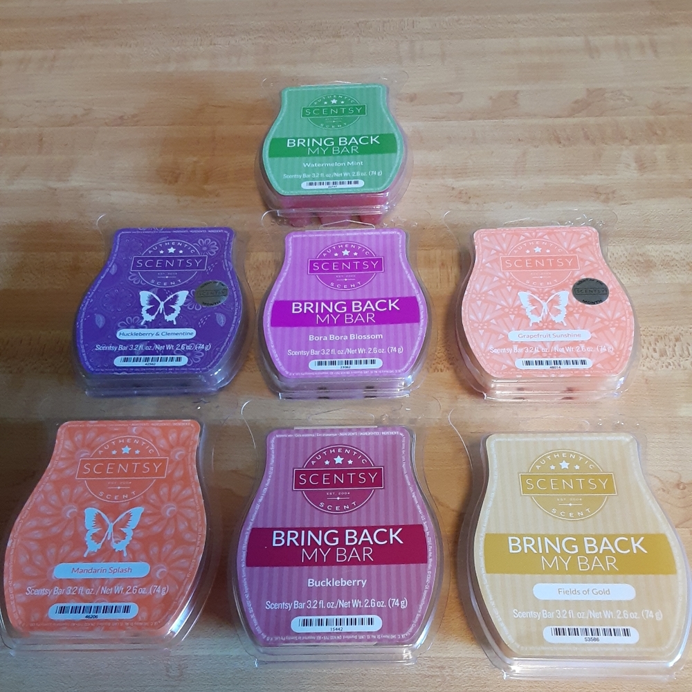 Bundle of 7 new Scentsy waxes